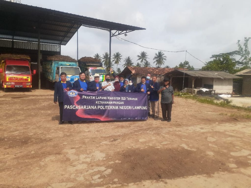 Kunjungan Industri Mini Pengolahan Tepung Tapioka Kabupaten Pesawaran